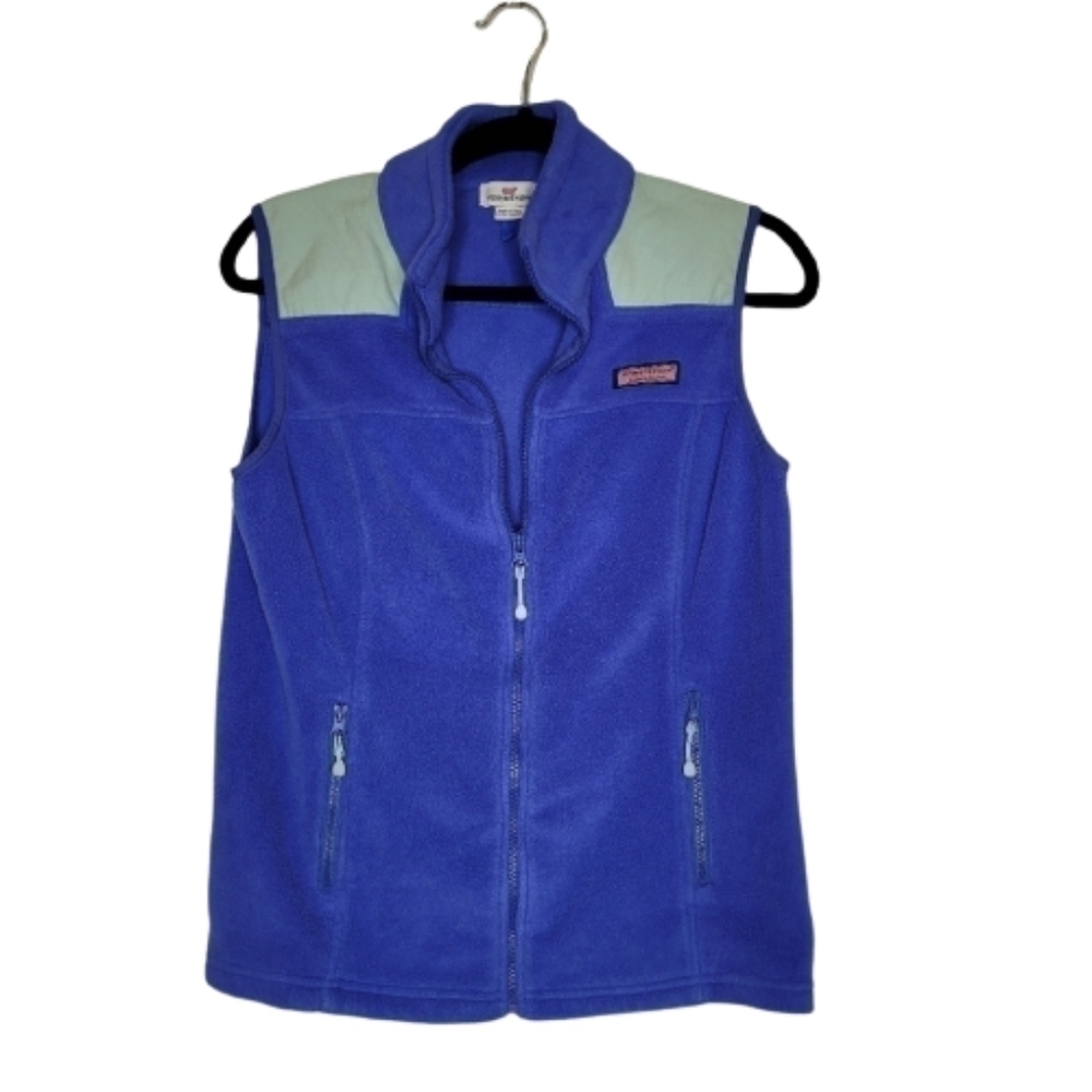 Blue Vinyard Vines Fleece Vest
